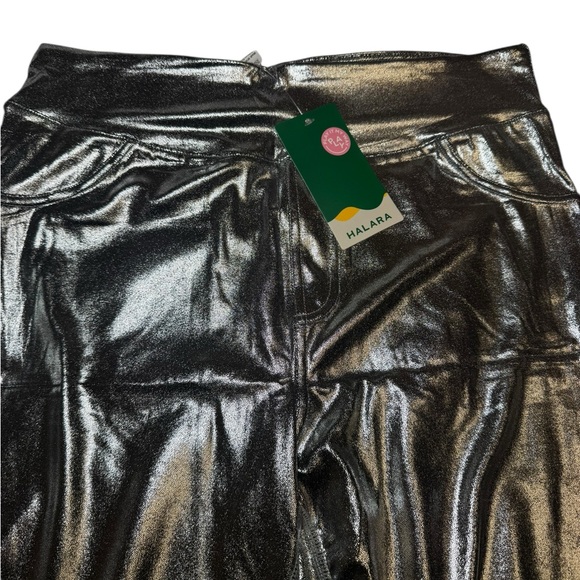 HALARA Metallic Silver Leggings - Picture 7 of 7